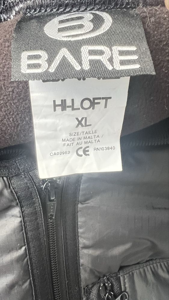 Bare ocieplacz pod suchy skafander Hi-Loft XL męski