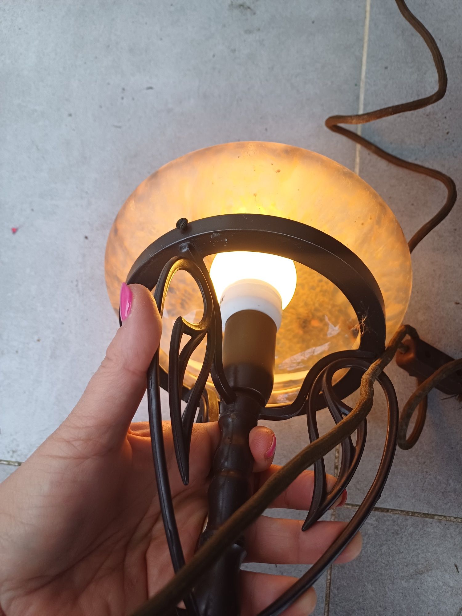 Lampa vintage lampka