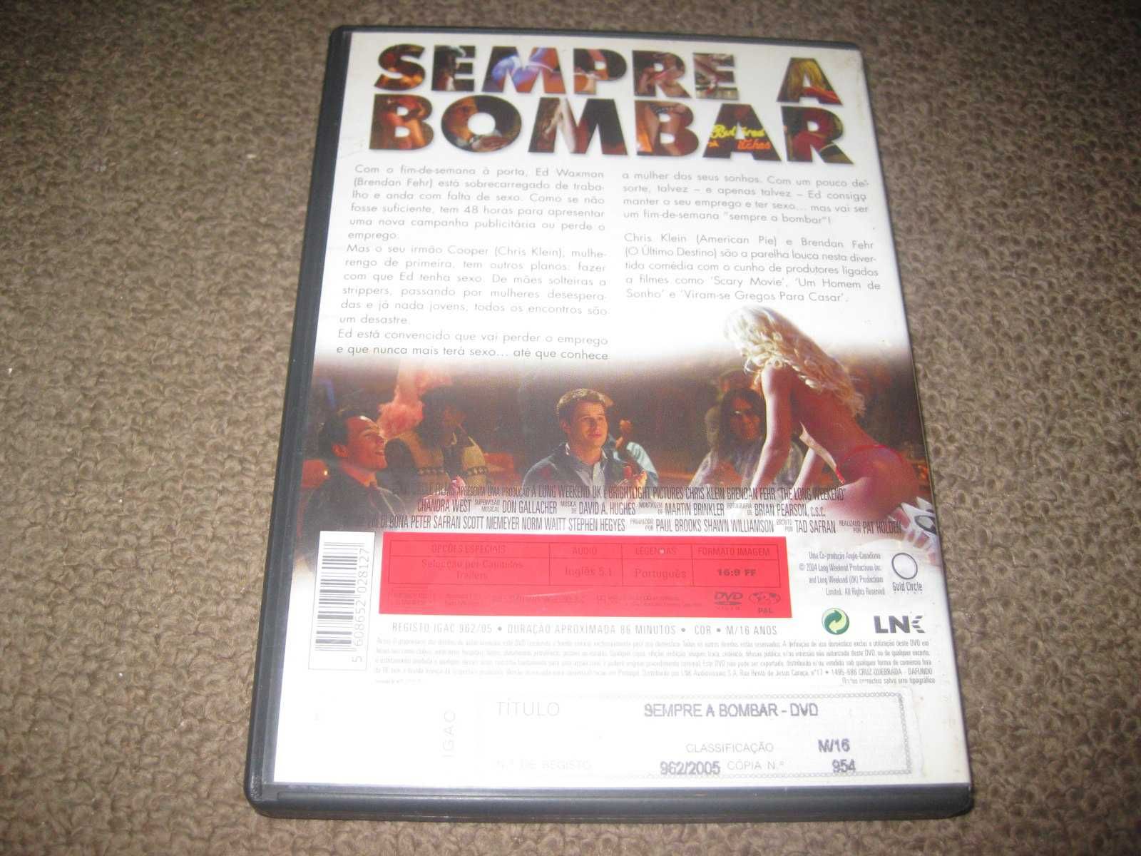 DVD "Sempre a Bombar" com Chris Klein