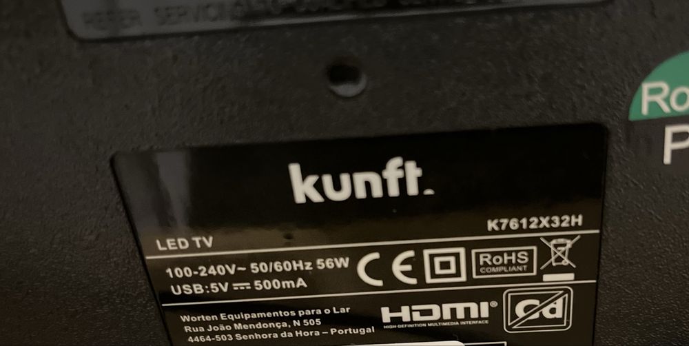Led tv Kunft 32 polegadas