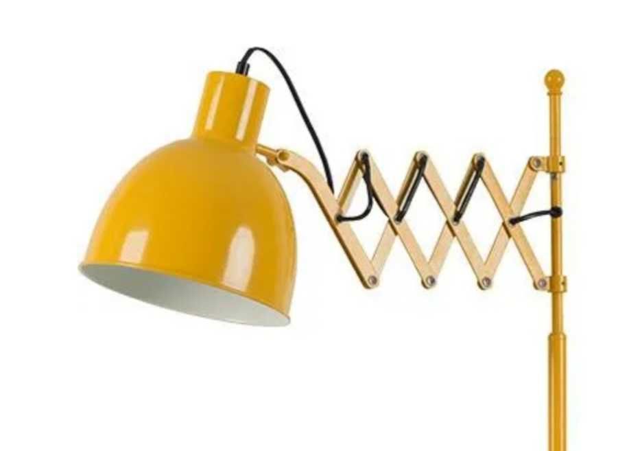 Lampa Meble VOX Collo żółta podłogowa stojąca