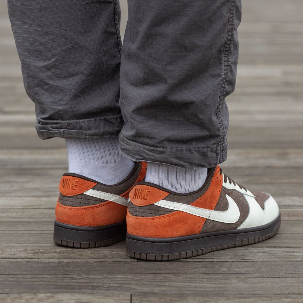 Кроссовки Nike SB Dunk Velvet Brown and Rugged Orange