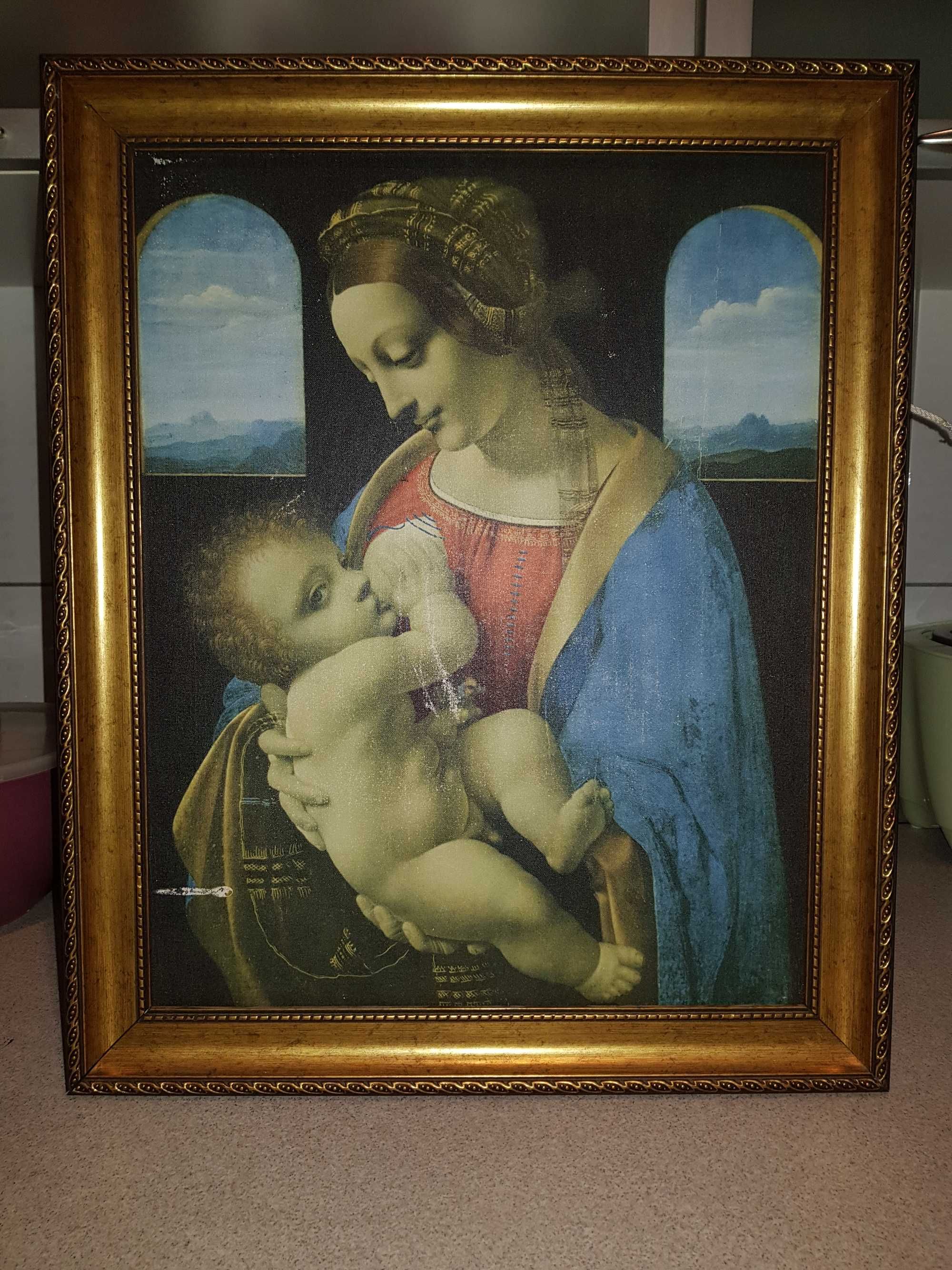 Картину Репродукция Да Винчи - Мадонна Литта, рамка для картины