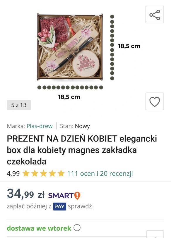BOX prezent na dzien kobiet