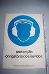 Cartazes originais anos 80 - Higiene e segurança do trabalho