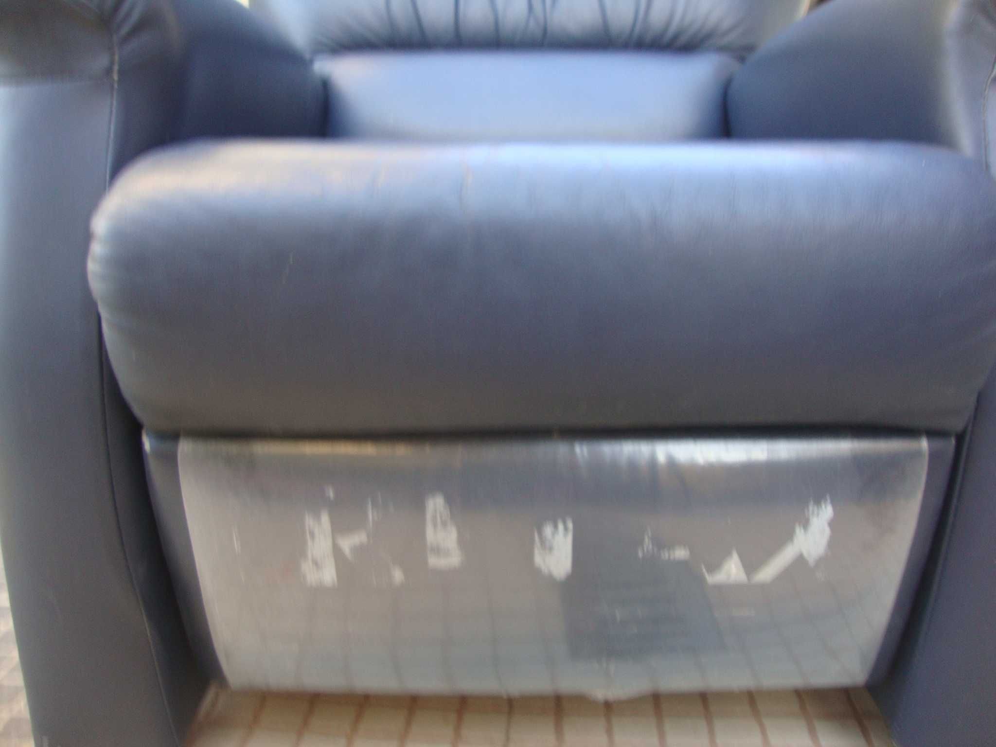 Sofá de Massagem Reclinável cor preta