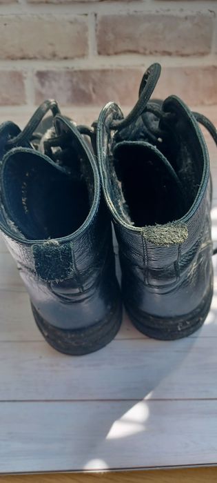 Зимние теплые ботинки Турция, кожа, овчинка