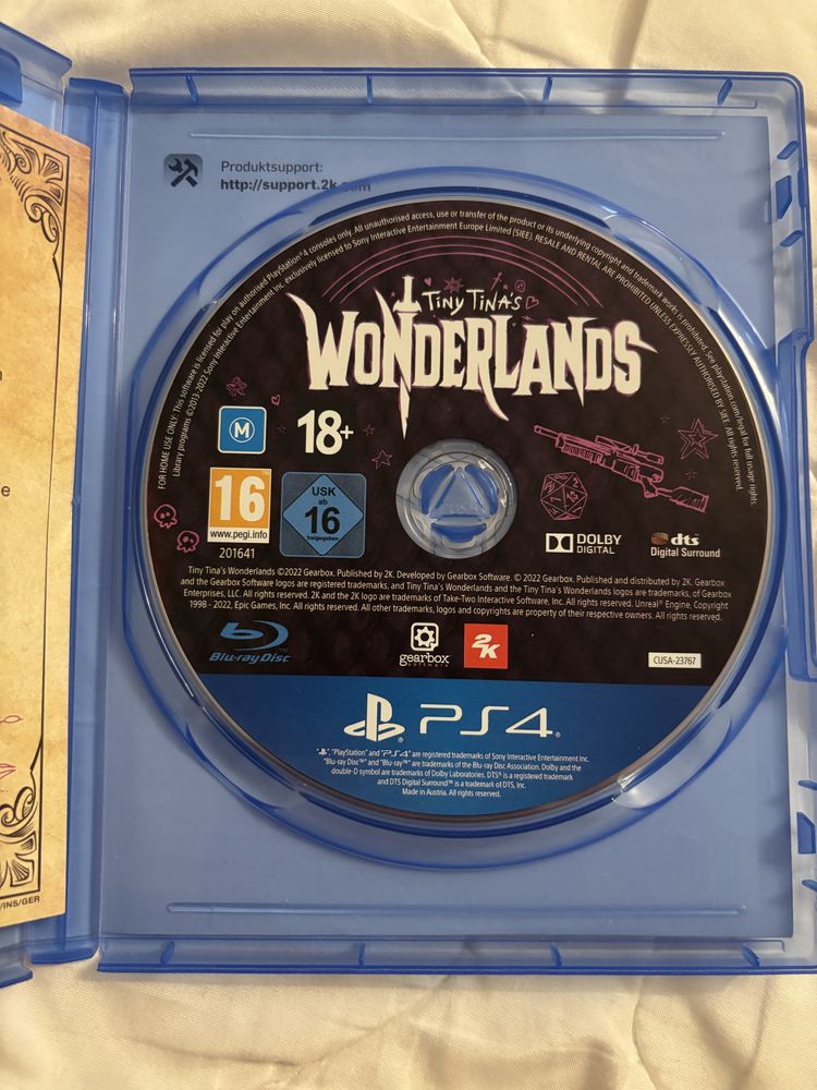 Tiny Tinas wonderlands PS4