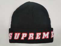 Czapka zimowa Beanie Supreme Big Logo Czarna