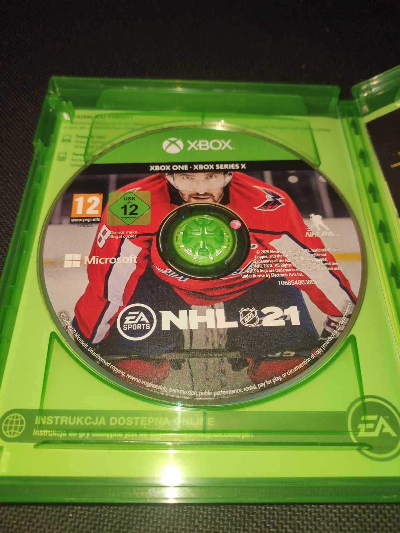 Okazja!!! Gra NHL 21 na Xbox One/S/X/Series X! Super Stan!