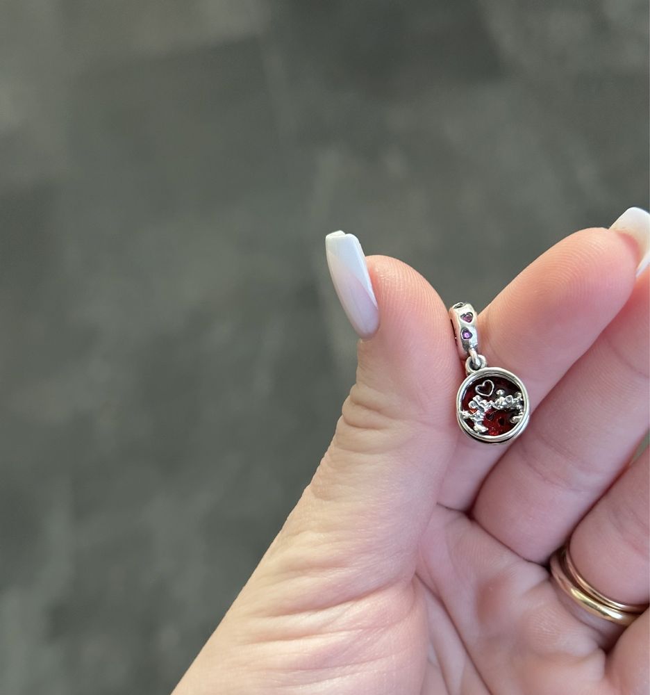 Серебряный шарм Pandora s925 ale Микки и Минни Маус, Love and Kisses