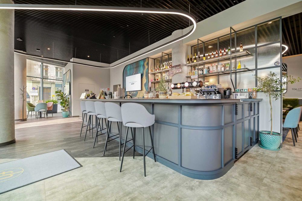 STALOWE NAWIESIE BARU / BACK BAR /  regał i zabudowa baru —  HoReCa