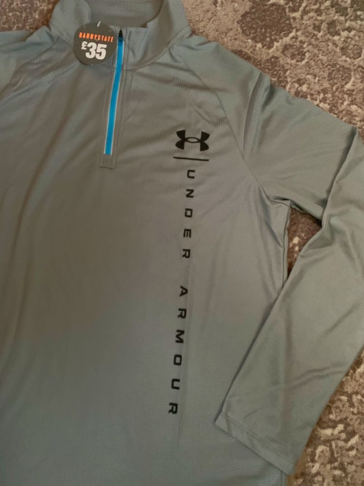 Тренировочная кофта under armor ( ундер армор) новая оригинал