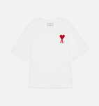 Ami Paris biała koszulka T-shirt Dostępne rozmiary M, L Damska-Męska
