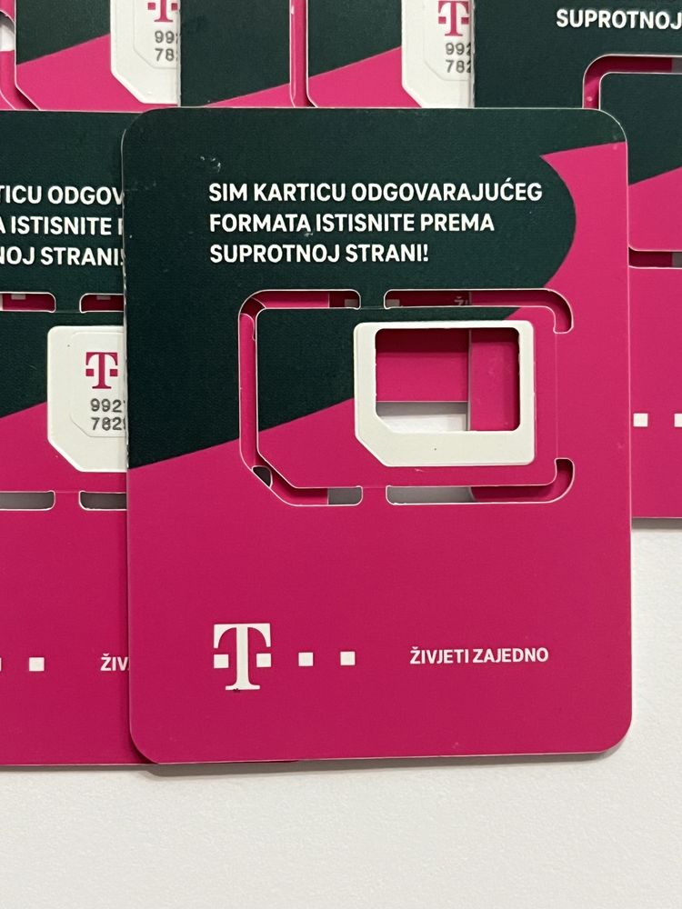 Chorwacja T-Mobile +385 Simpa karta starter SIM Card Prepaid Aktywna