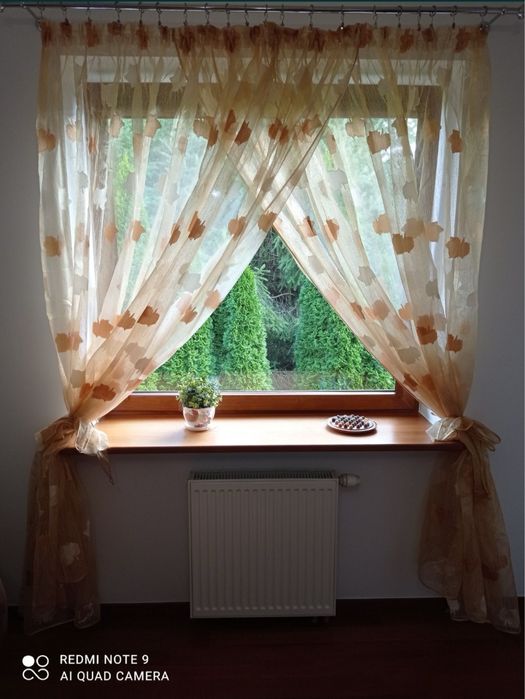 Zasłona pokojowa liście 180/240 cm.