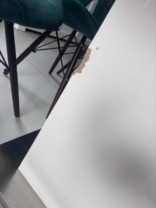 Oddam tylko dzis  Stol rozkladany bialy lakierowany