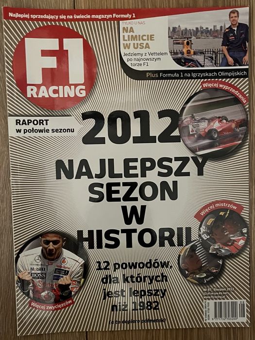 Czasopismo F1 Racing numer 97 sierpień 2012