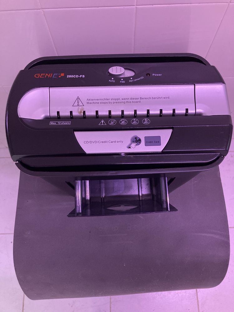Destruidora Papel GENIE