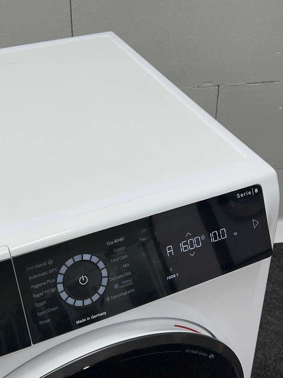 10кг! Пральна машина Bosch 8 series WGB256 з I-Dos 2024р 8м Стан ідеал