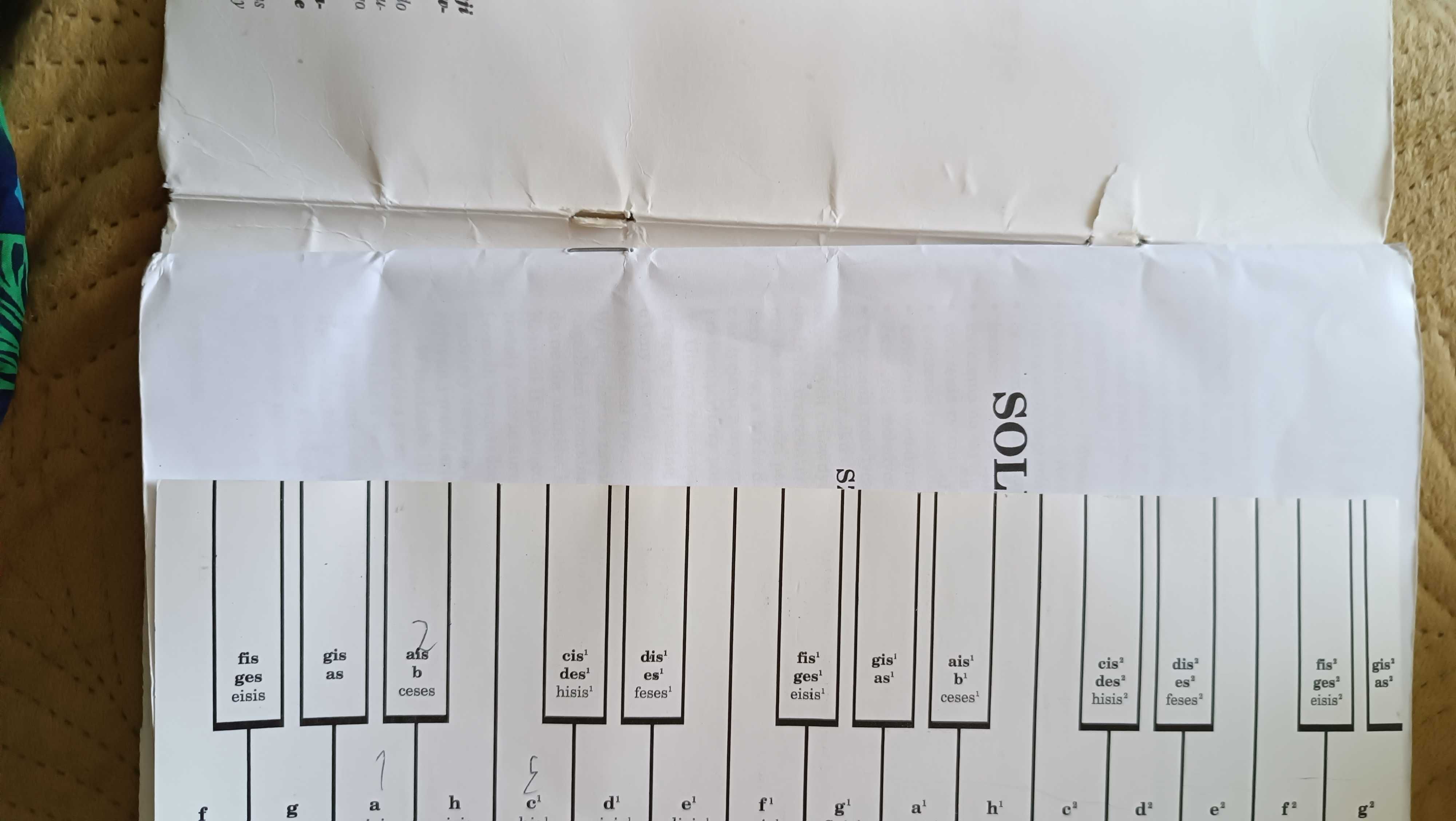 Solfeż elementarny dla klasy piątej