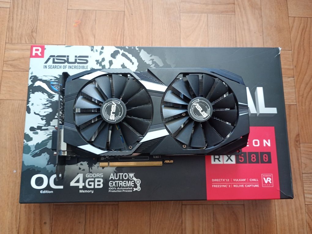 Karta graficzna asus RX 580 4gb