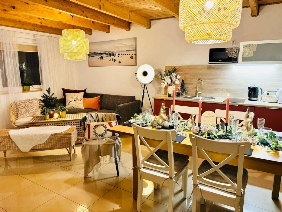 Święta Sylwester Jastrzębia Góra domek apartamenty sauna jacuzzi