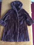 Futro z norek Furriers - vintage, lata 60-70-te XX w.