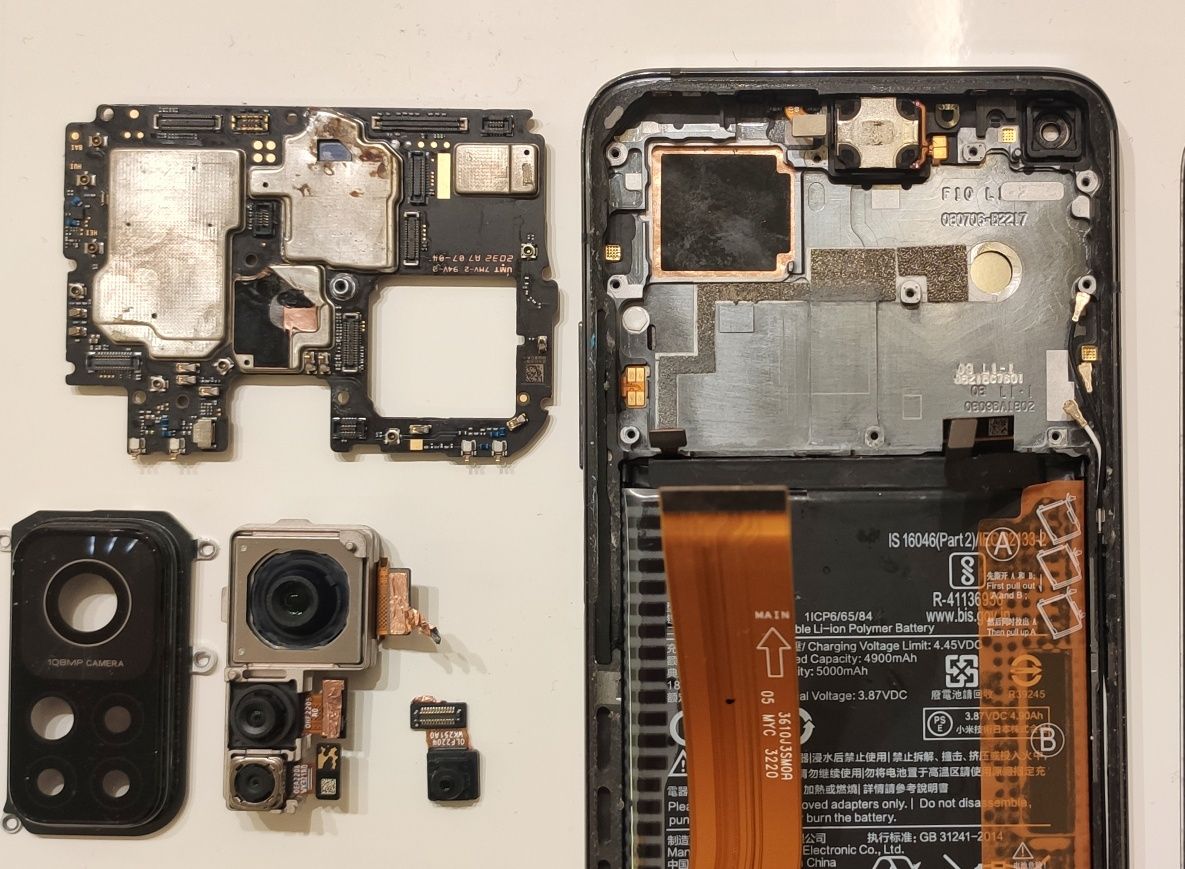 Xiaomi Mi 10T Pro niepobity uszkodzona płyta główna