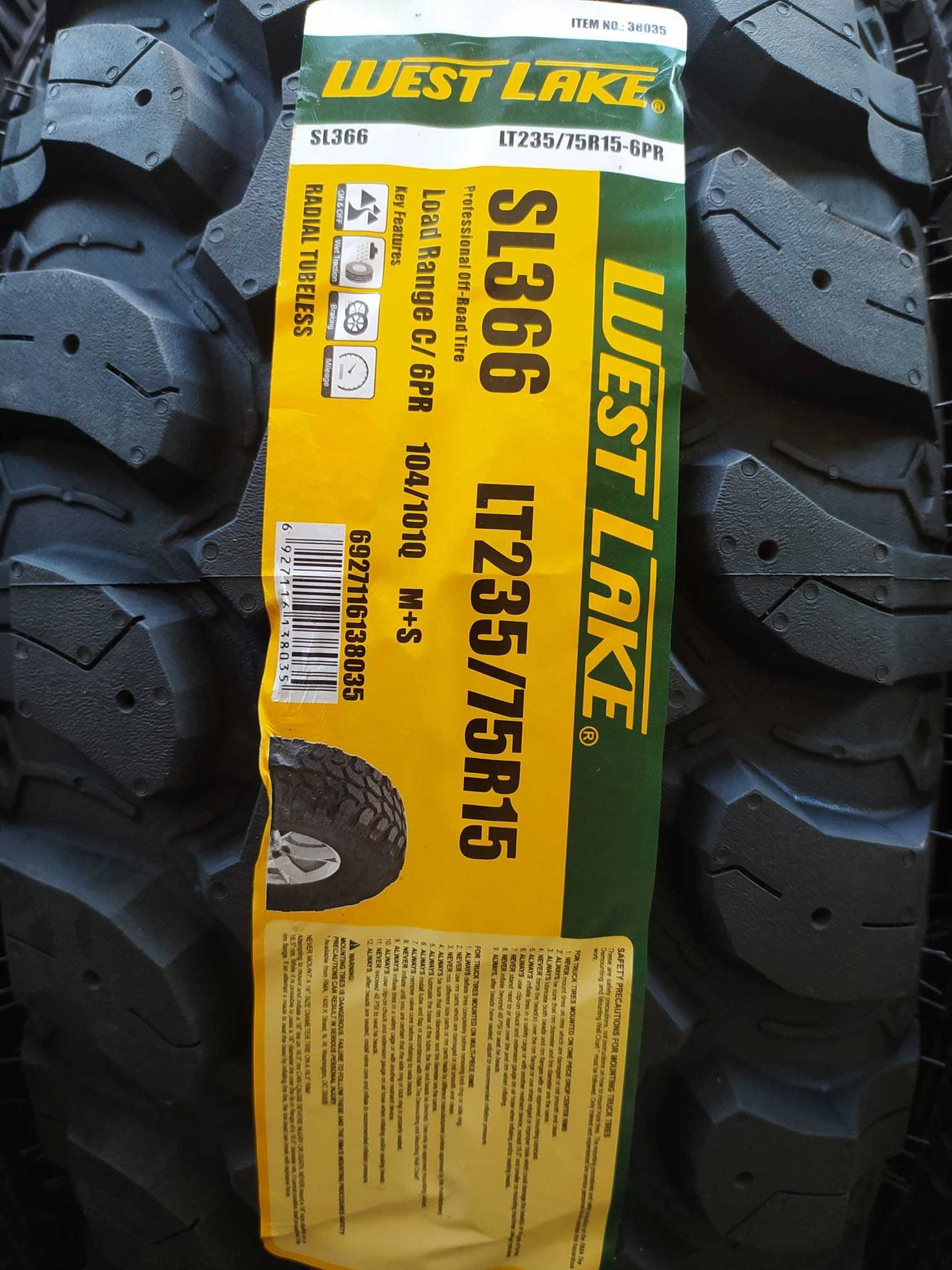 4 x Nowa opona 235/75r15 WestLake Radial M/T -2024r
