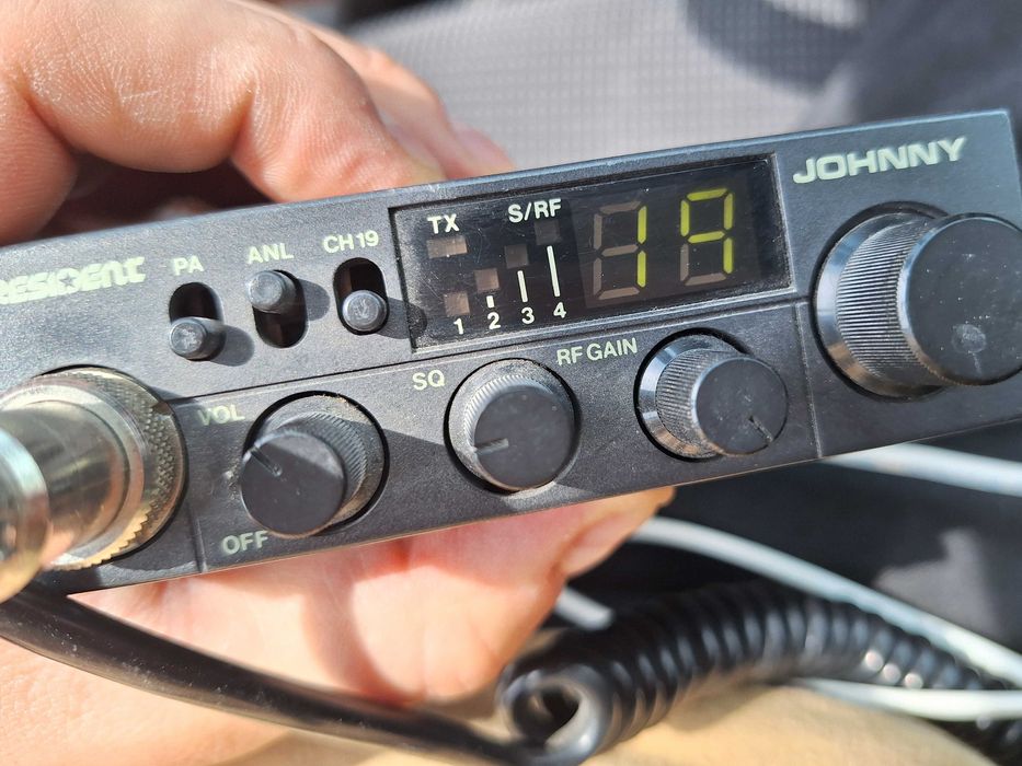 CB Radio President Johnny (made in Philippines) + antena Wilson LW