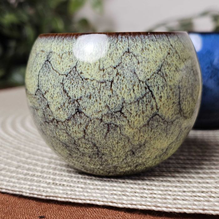 Керамическая пиала 110мл +❱ Яйцо дракона ❰+ для чайной церемонии