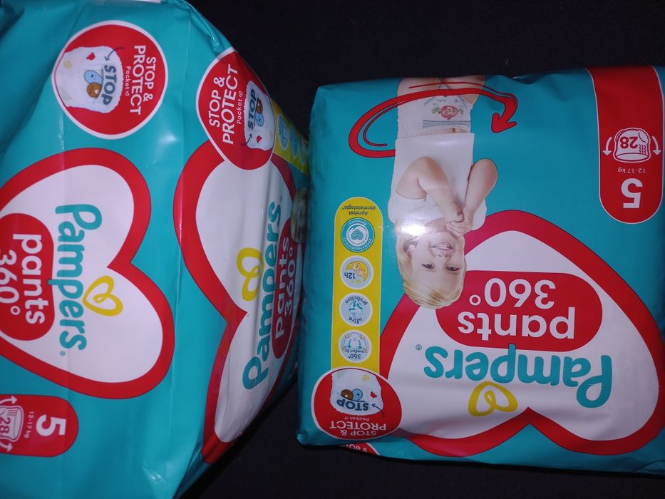 Pampers pants 360° stop&protect rozmiar 5 pieluchy super jakośc