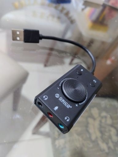 Звукова карта Orico SC2-BK USB 2.0 зовнішня стерео з регулятором звуку