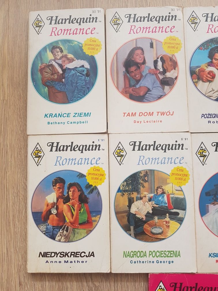 Harlequin Desire Romance Książki z lat 90-tych 9szt.