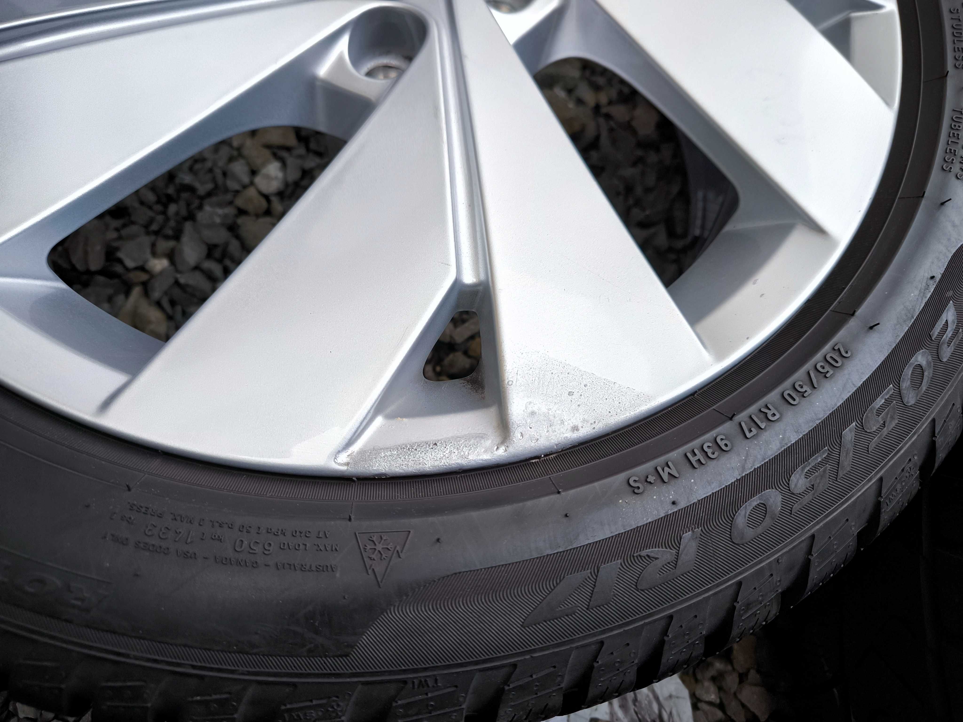 Koła 17 cali 5x112 ET46 205/50 VW Golf 7 8 Audi A3 Skoda Seat