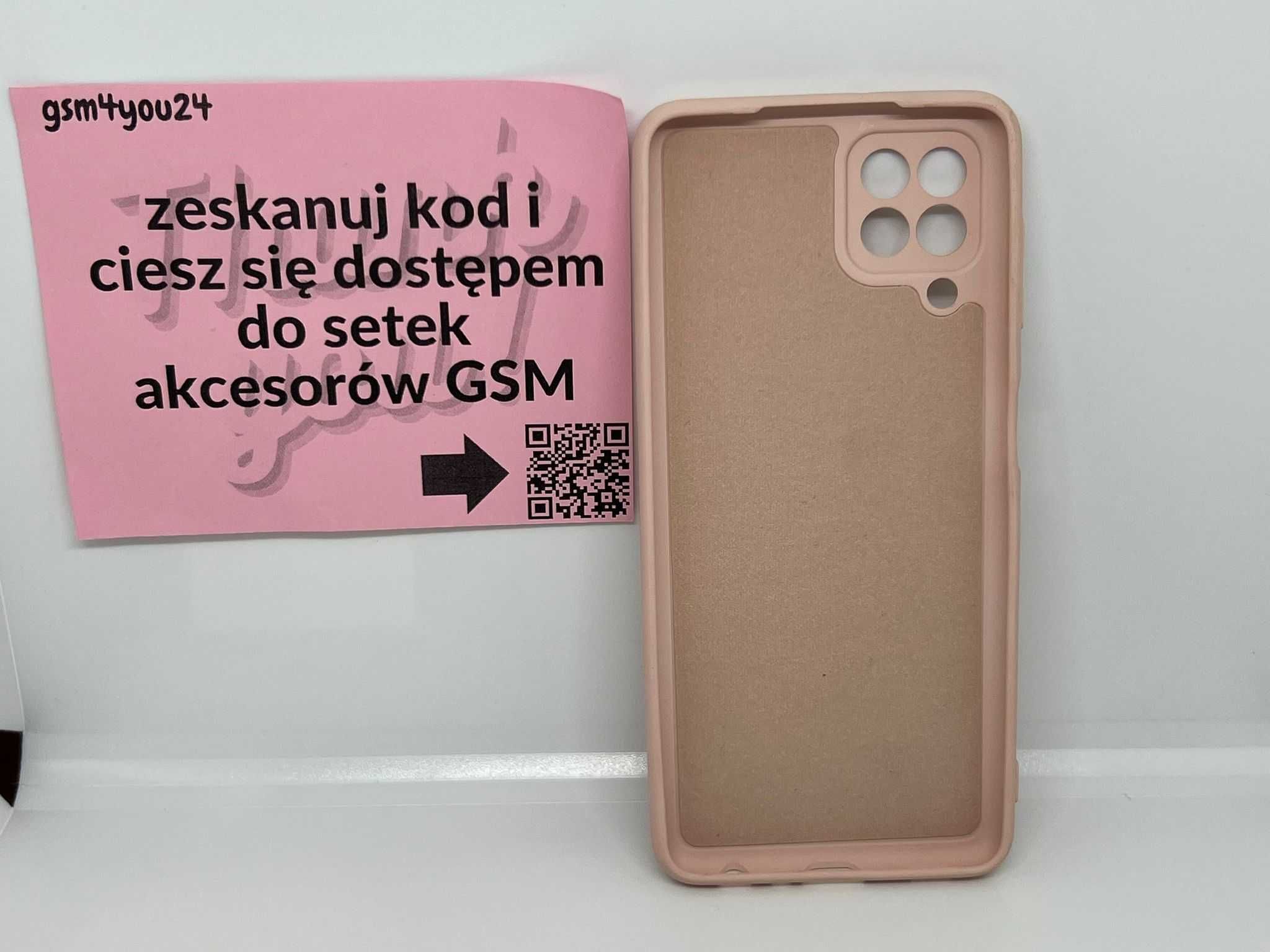 Silicone Case, Silikonowe  Etui Samsung Galaxy A22 4G - Jasny Róż