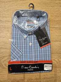 Koszula męska krótki rękaw Pierre Cardine rozmiar " L".