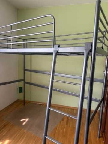 Łóżko piętrowe IKEA metalowe 90x200