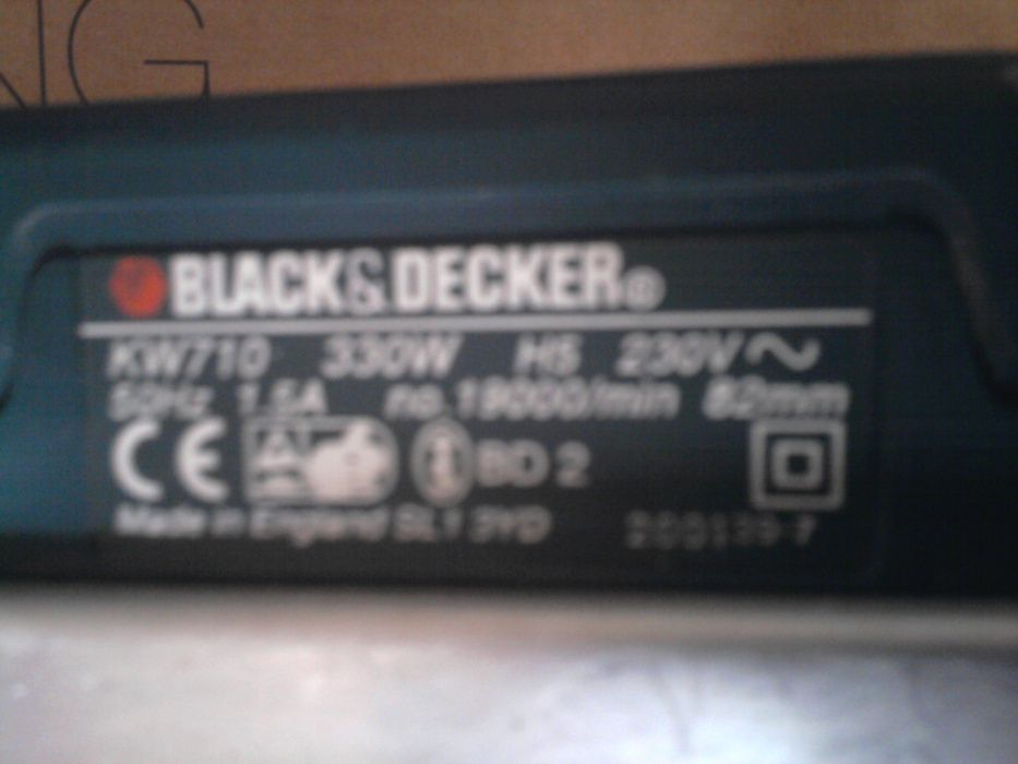 Plaina eletrica Black e Decker