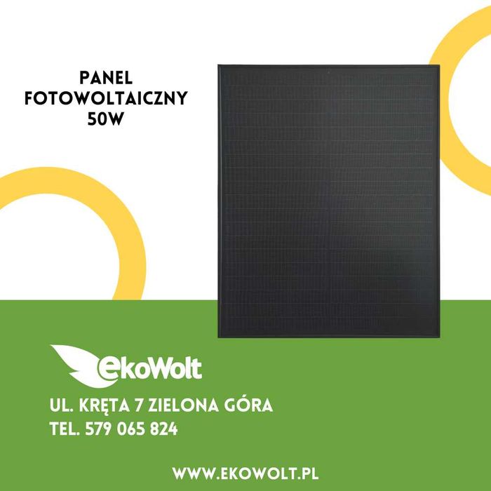 Panel fotowoltaiczny 50W mały