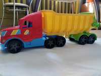 Wywrotka 75 cm Wader duże auto dla dzieci 3 latka ciężarówka Wader
