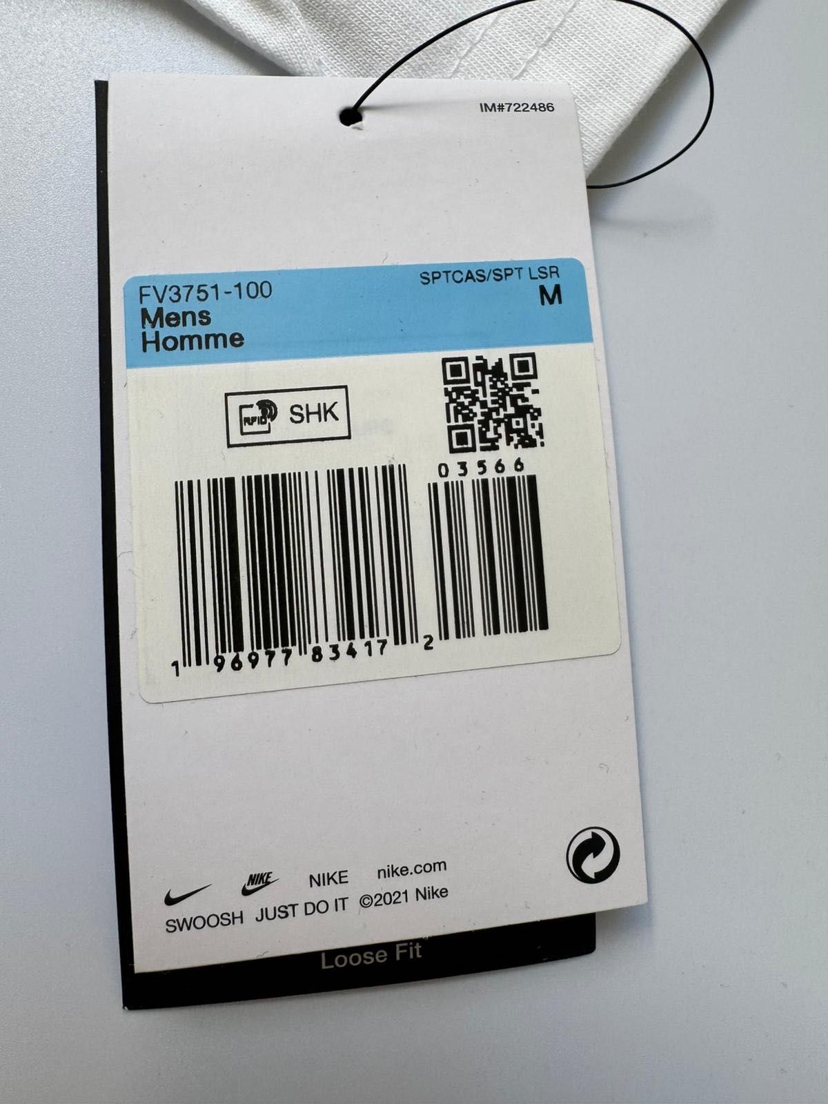 Nowa Koszulka T-shirt NIKE męska biała M