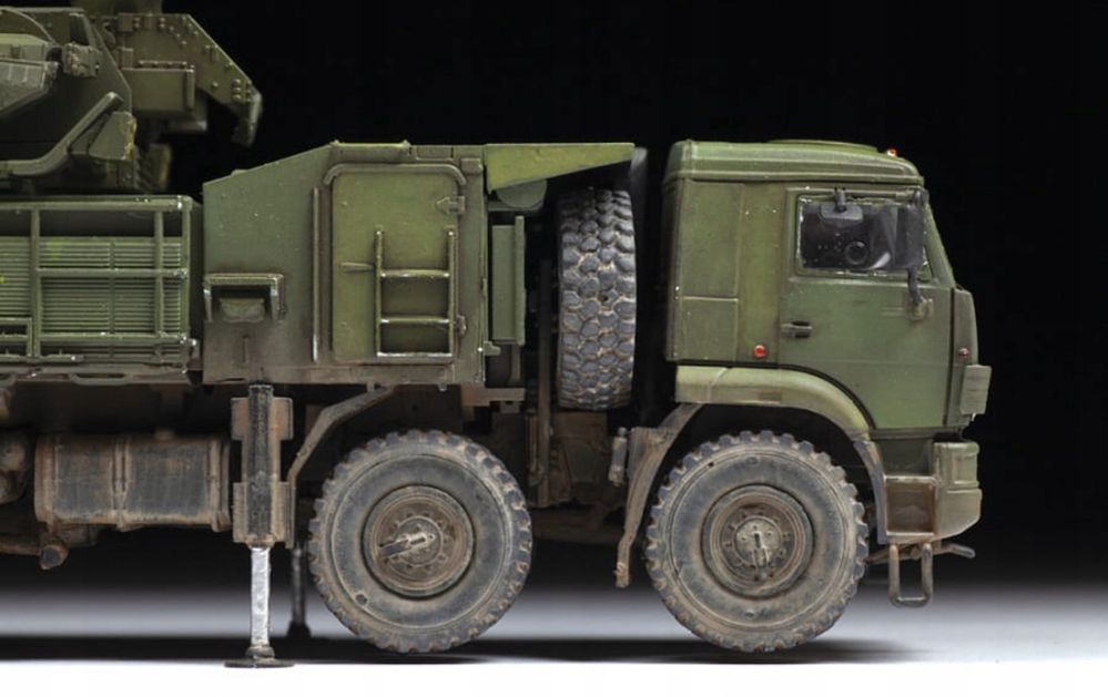 Pojazd ciężarówka Pancyr-S1 (SA-22 Greyhound) model 1:72 Zvezda 5069