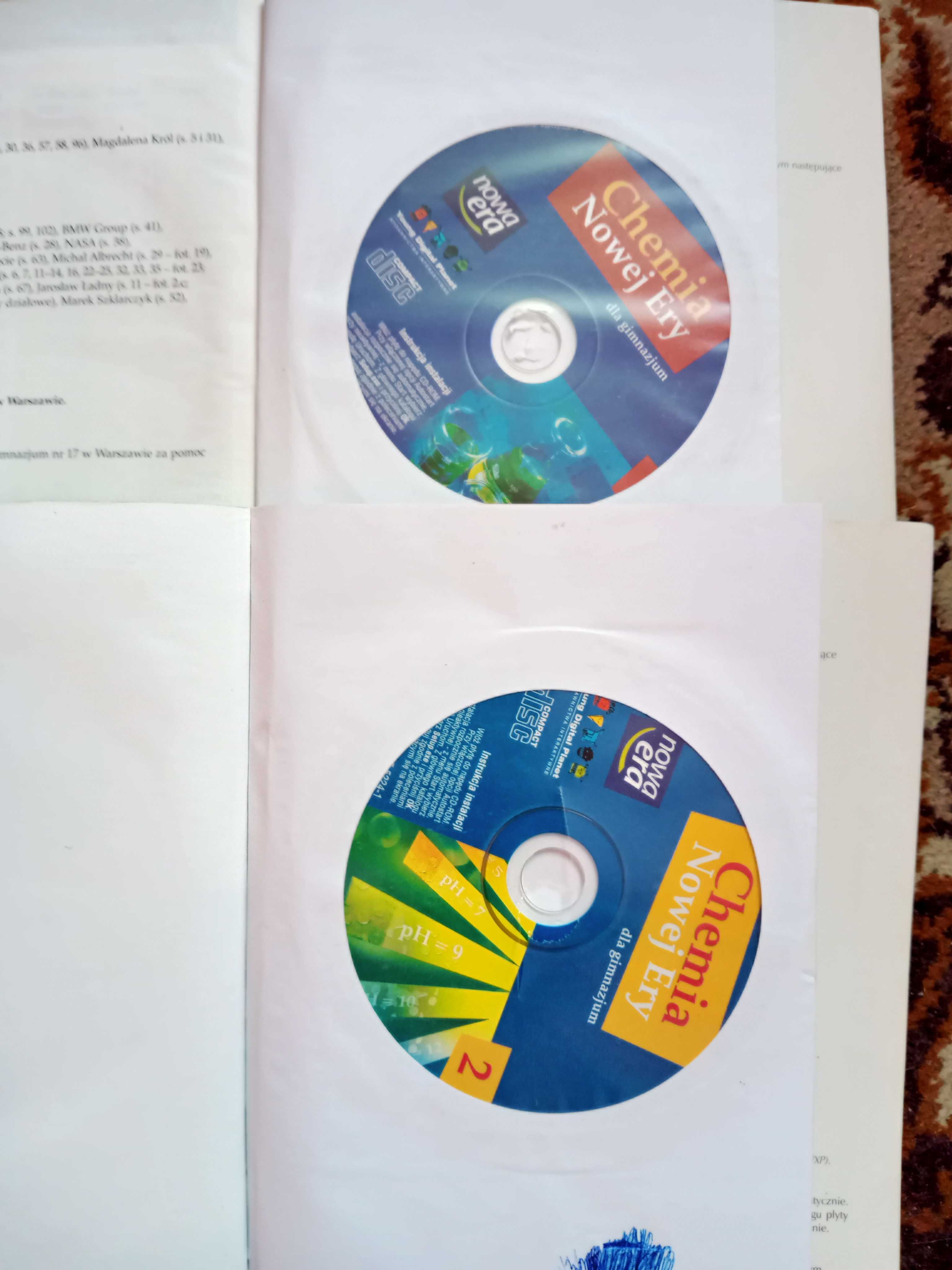 Chemia Nowej Ery 1, 2 Podręcznik dla gimnazjum. Płyty CD. Kulawik
