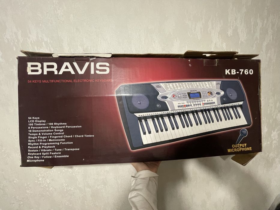 Синтезатор,піаніно,фортепіано бравіс,Bravis kb 760