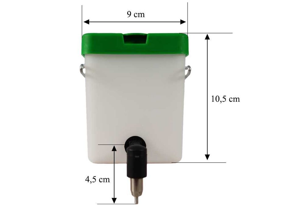 Mocne POIDŁA poidło smoczkowe 0,5L dla królików królika Wysyłka GRATIS