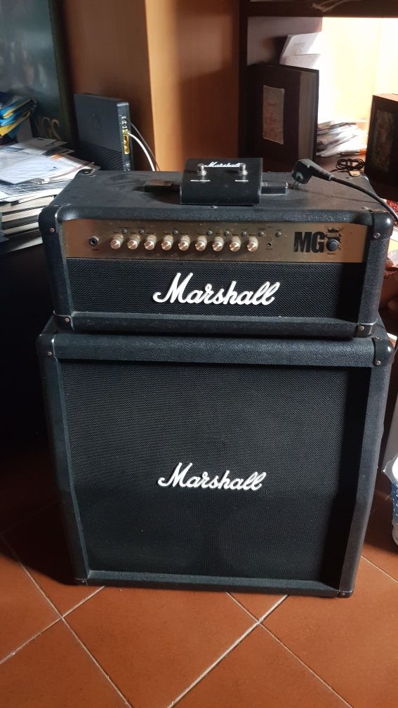 Amplificador (Cabeça + coluna) Marshall MG100FX