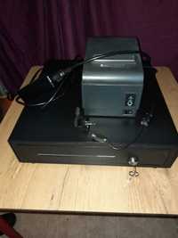 Impressora térmica 80mm com caixa registradora