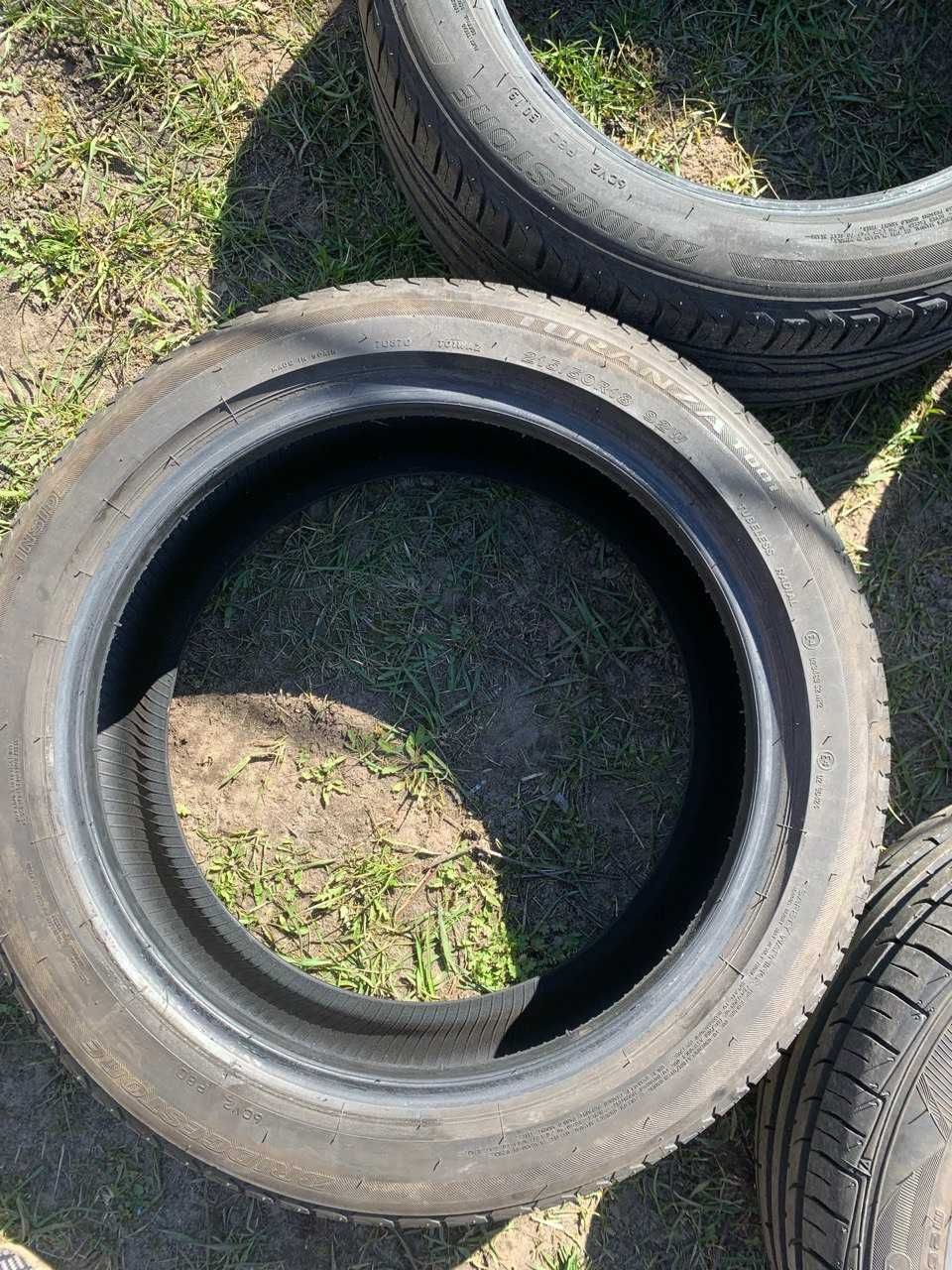 Продам летнюю резину 215/50/R18 Falken и Bridgestone б/у